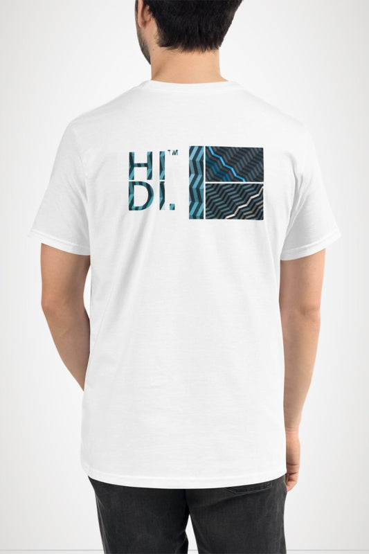 HIDI Matrix Eco t-shirt in White Shirts & Tops HITDIFFERENT